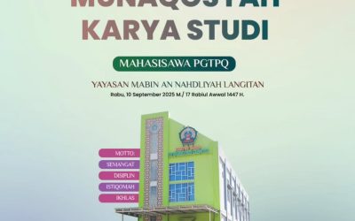 MUNAQOSYAH KARYA STUDI: Tonggak Keberhasilan Mahasiswa PGTPQ Yayasan Mabin An-Nahdliyah Langitan