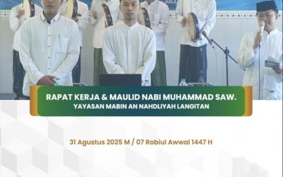 Yayasan Mabin An Nahdliyah Langitan Gelar Rapat Kerja dan Peringatan Maulid Nabi SAW untuk Periode 2025-2028 M