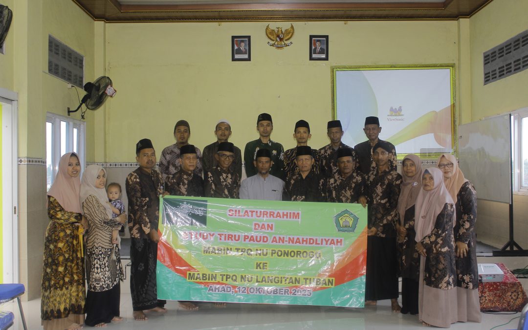 Studi Tiru Pendidikan Qur’ani: Rombongan PAUD An-Nahdliyah dan Mabin TPQ NU Ponorogo Kunjungi Mabin An Nahdliyah Langitan