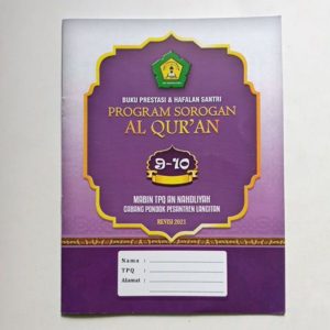 Buku Prestasi PSQ 9-10 An Nahdliyah Langitan