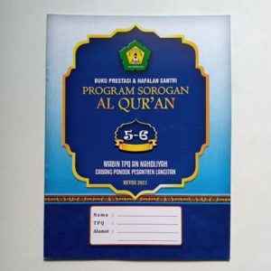 Buku Prestasi PSQ 5-6 An Nahdliyah Langitan